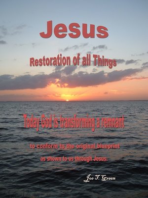 cover image of Jesus Restoration of all Things